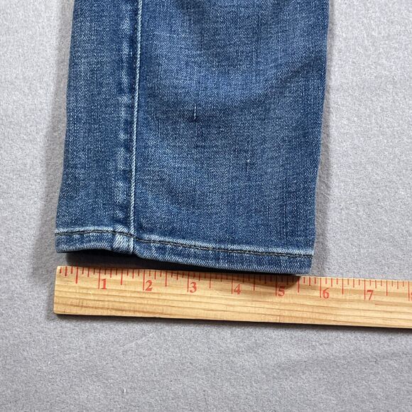 Abercrombie & Fitch Jeans Women 28x32 Mid Rise Skinny Medium Wash‎ Blue - Picture 4 of 12